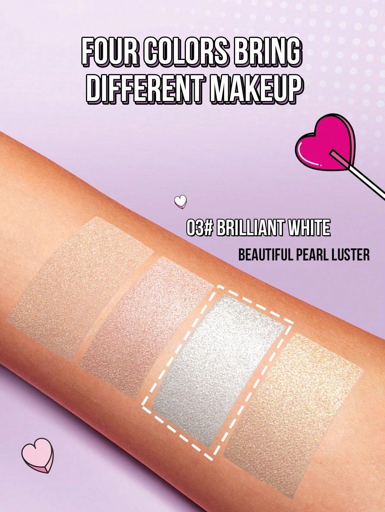Ultra Shimmer Highlighter for a Radiant Glow - Silver Glitter Illuminator for Face, Nose, and Eye Contouring