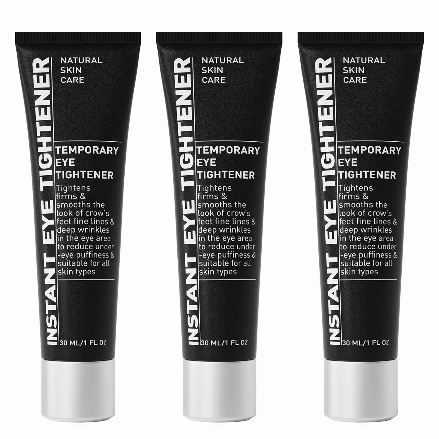 Under Eye Bags and Wrinkles Filler, Under Eye Cream Temporary Instant Visibly Reduces Wrinkles Dark Circles Fine Lines, Eye Tightening and Lifting Cream for Women Men, 30ml, 3 Packs
