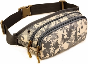 UNISTRENGH Fanny Pack Tactical Military Waist Pack Bag Waterproof Hip Belt Pouch for Outdoor Hunting Camping Trekking Climbing Bumbag