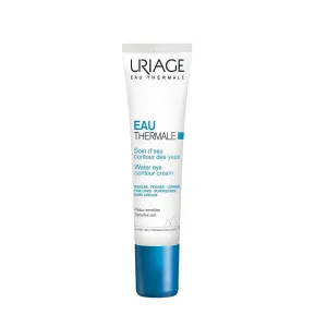 URIAGE Water Eye Contour Cream with Hyaluronic Acid | Reduces Visible Fine Lines, Puffinesses, Dark Circles, Paraben & Fragrance-Free, Ophthalmologically Tested, 15 mL / 0.51 oz
