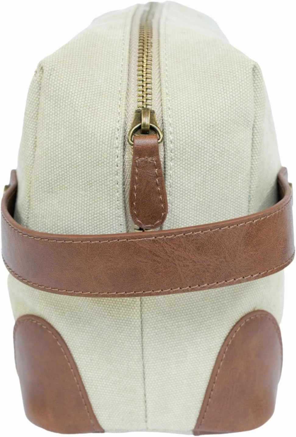 Vetelli Vintage Canvas Toiletry Bags, Travel In Style, Waterproof Canvas Dopp Kits, Durable (Marco) (Beige)