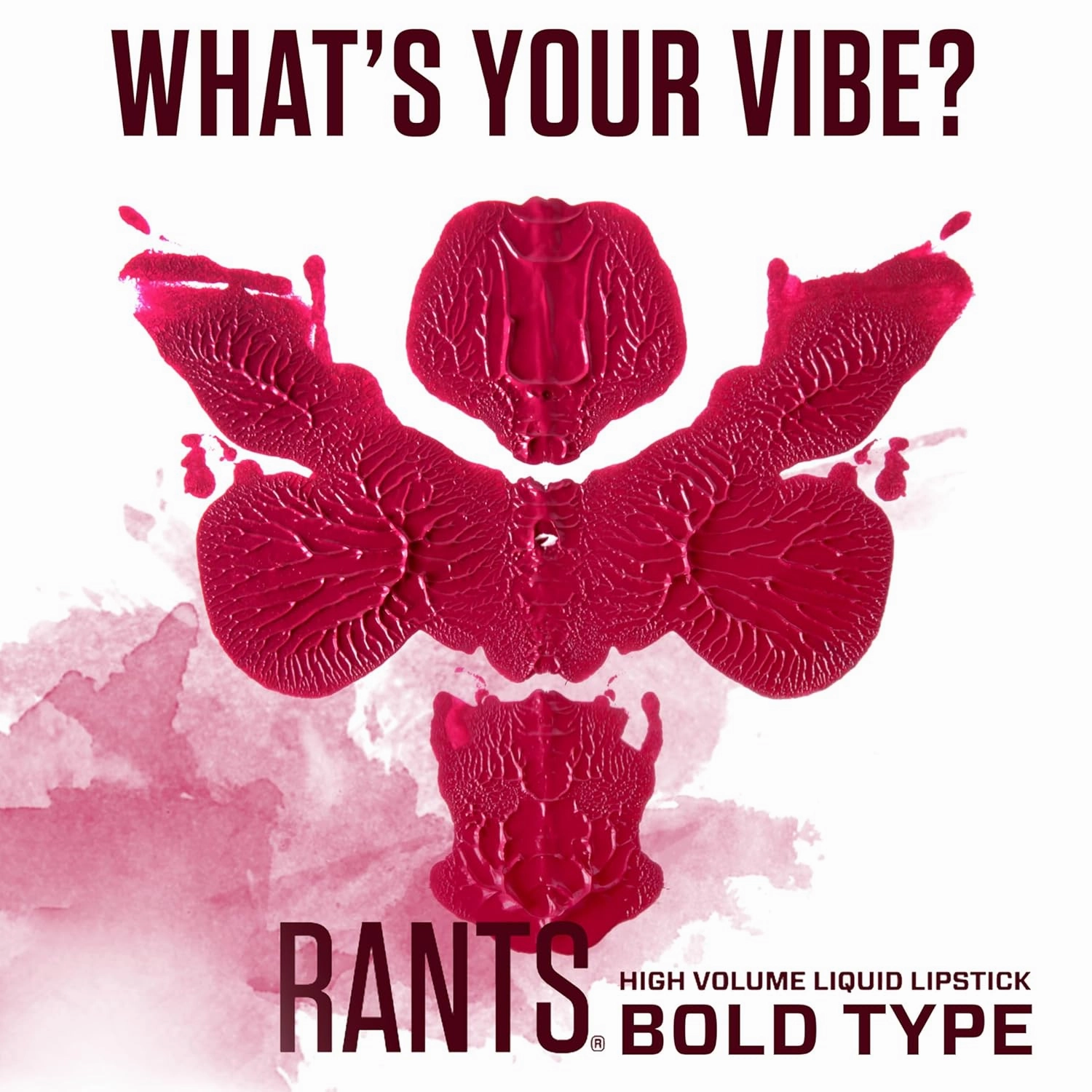 Vibe RANTS | Liquid Matte Lipstick | Long Lasting Matte Finish | High Volume Pigments for Rich, 12-Hour Wear | Vegan, Hydrating and Cruelty Free | BOLD TYPE: RAMBUNCTIOUS RUBY