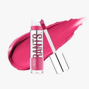 Vibe RANTS | Liquid Matte Lipstick | Long Lasting Matte Finish | High Volume Pigments for Rich, 12-Hour Wear | Vegan, Hydrating and Cruelty Free | BOLD TYPE: RAMBUNCTIOUS RUBY