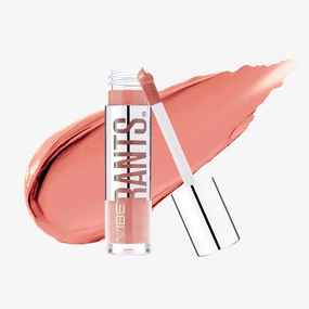 Vibe RANTS | Liquid Matte Lipstick | Long Lasting Matte Finish | High Volume Pigments for Rich, 12-Hour Wear | Vegan, Hydrating and Cruelty Free | GIRLVANA: PERFECT NUDE WITH A TOUCH OF GIRL