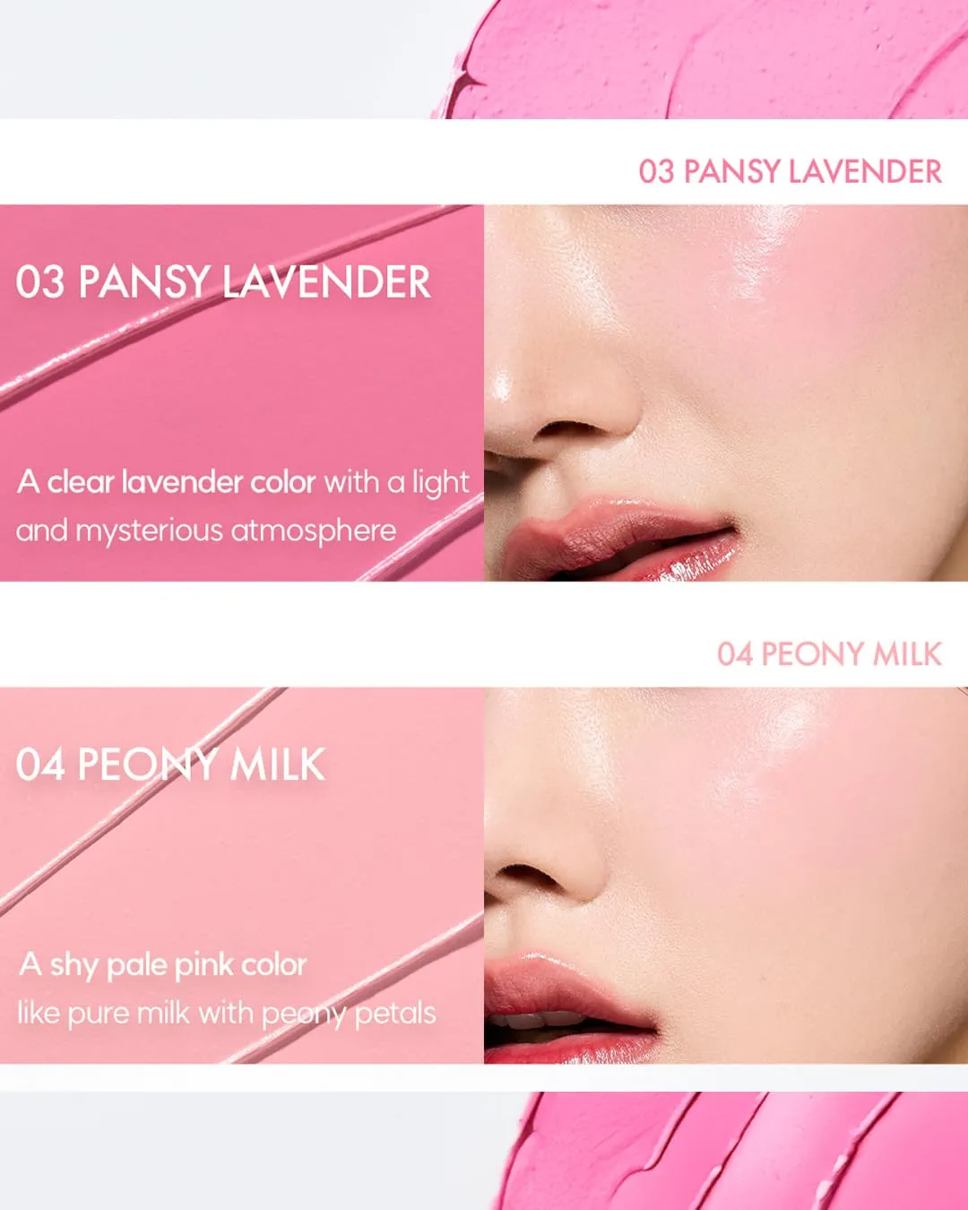 VIDIVICI Millennial Glow Cream Blush 03 Pansy Lavender - Creamy Face Cheek Blusher for Smooth & Silky Skin - Soft Satin Finish with Natural Color - For Fair to Light Skin Tone, 0.21 oz.