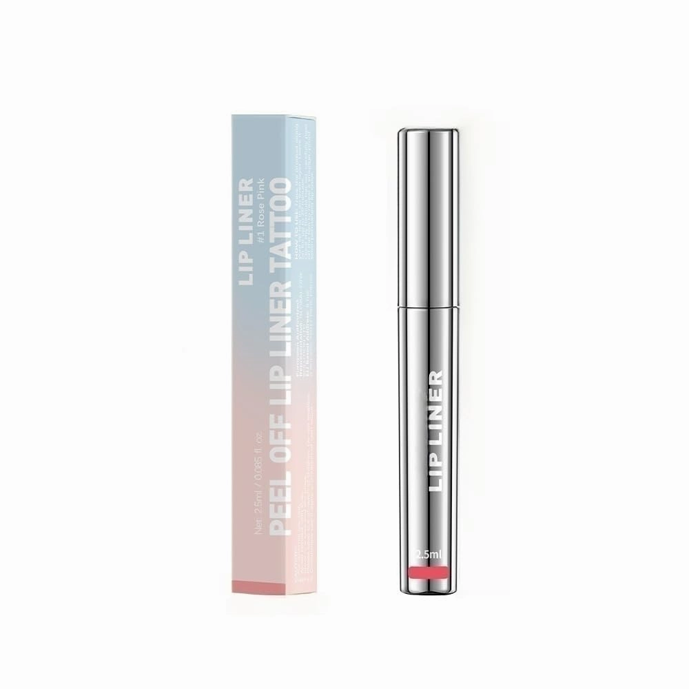 Viral Peel-Off Lip Liner - 4 Matte Waterproof Shades | Transfer-Resistant, Longwear & Easy Application | Amazon's #1 Beauty Must-Have (4 Colors)