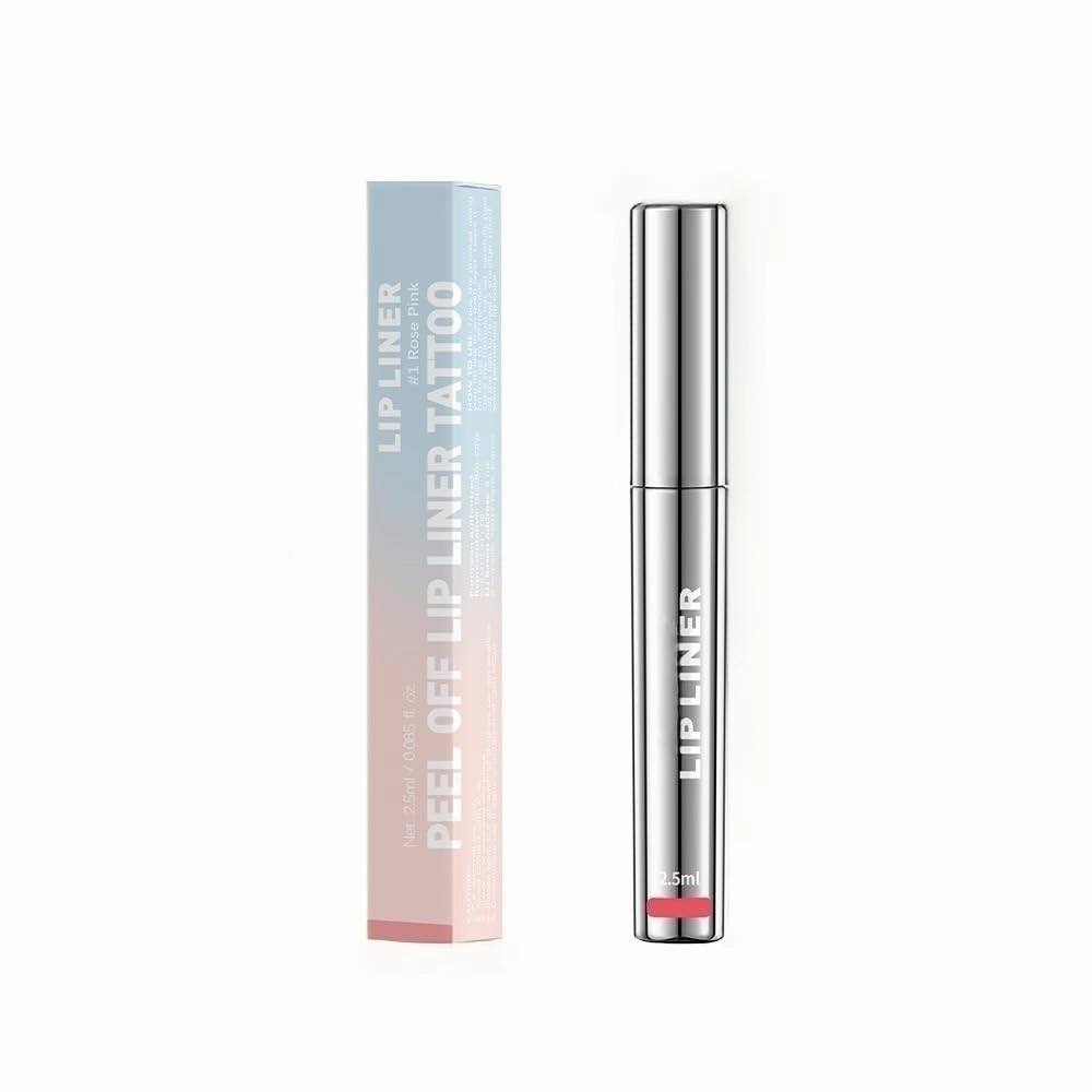 Viral Peel-Off Lip Liner - 4 Matte Waterproof Shades | Transfer-Resistant, Longwear & Easy Application | Amazon's #1 Beauty Must-Have (4 Colors)