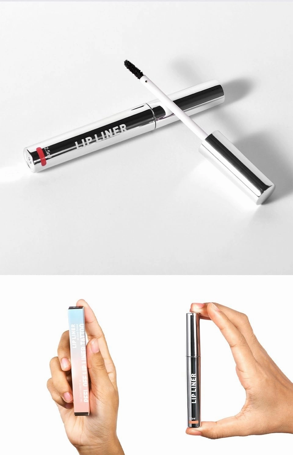 Viral Peel-Off Lip Liner - 4 Matte Waterproof Shades | Transfer-Resistant, Longwear & Easy Application | Amazon's #1 Beauty Must-Have (4 Colors)