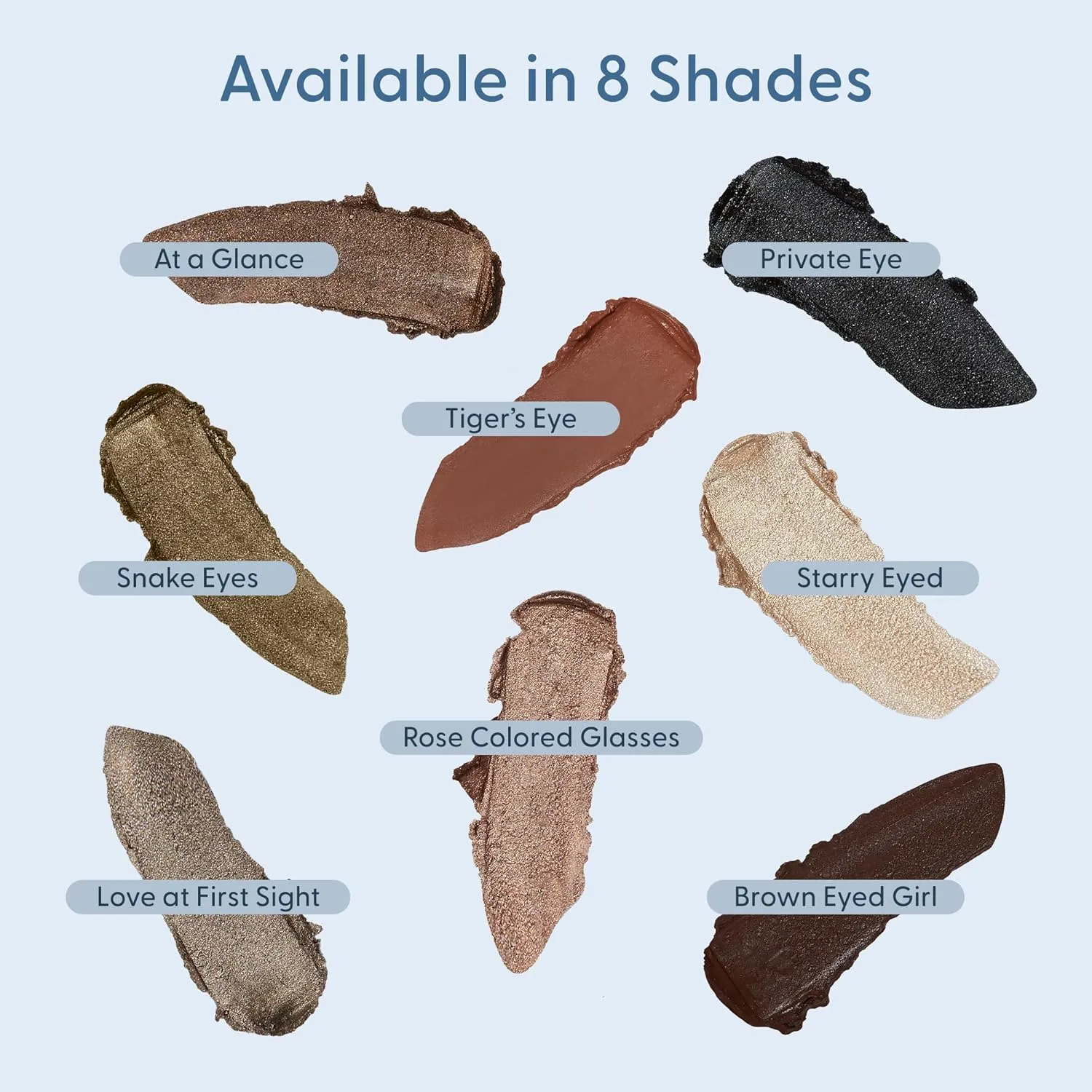 Visionary Eye Shadow Stick – Shimmer Cream Eye Shadow Pencil - Safe for Sensitive Eyes - Ophthalmologist Developed – Vegan, Cruelty-Free, Clean Ingredients (Snake Eyes)