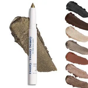 Visionary Eye Shadow Stick – Shimmer Cream Eye Shadow Pencil - Safe for Sensitive Eyes - Ophthalmologist Developed – Vegan, Cruelty-Free, Clean Ingredients (Snake Eyes)