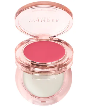 Wander Beauty Double Date Lip & Cheek - Rendezvous/Swipe - 4-in-1 Cream Blush & Tint - Blush, Moisturizer, Balm & Eye Gloss - Multitasking Eye, Cheek & Makeup with Green Tea - 0.07 oz