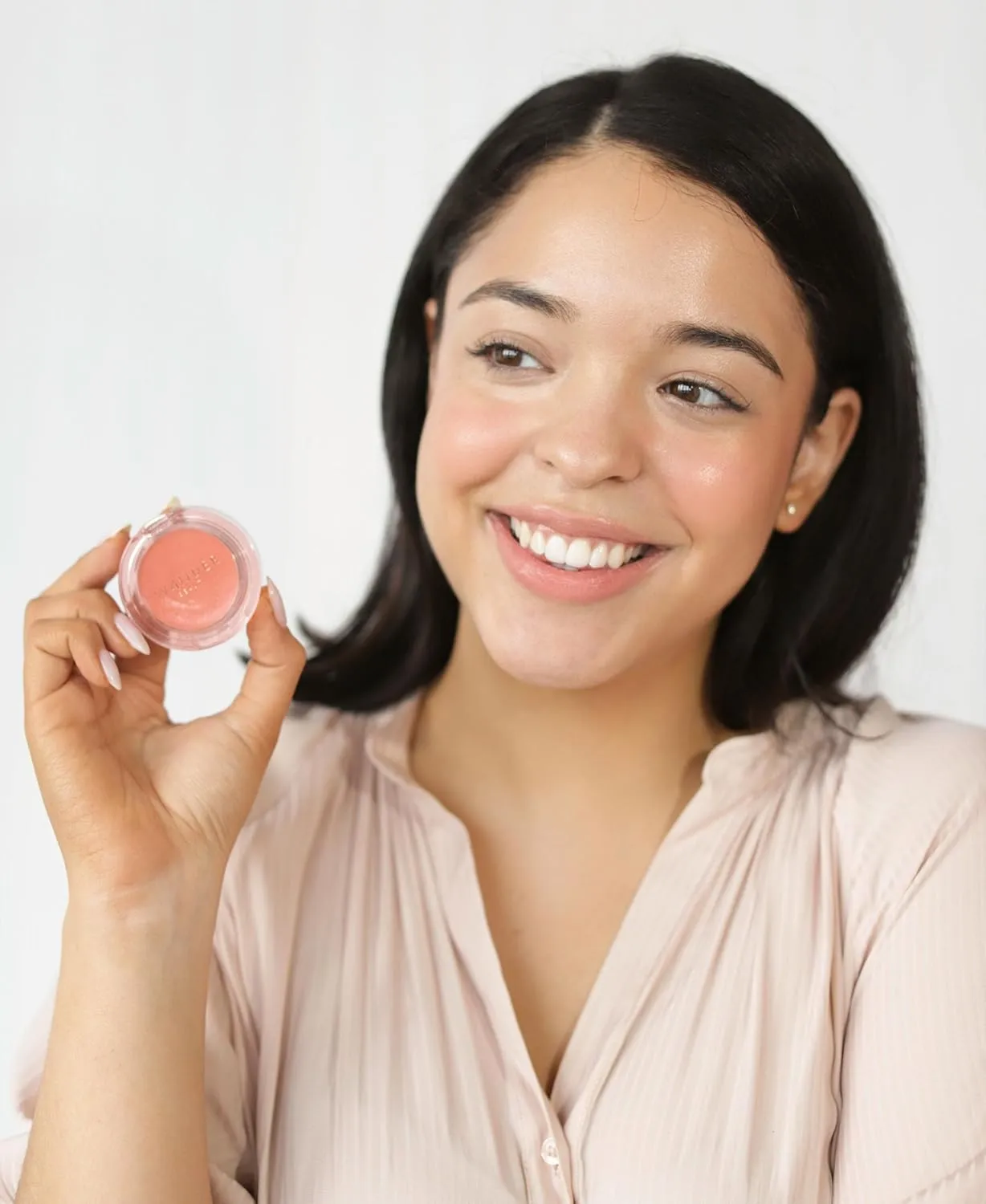 Wander Beauty Double Date Lip & Cheek - Suite Talker/Swipe - 4-in-1 Cream Blush & Tint - Blush, Moisturizer, Balm & Eye Gloss - Multitasking Eye, Cheek & Makeup with Green Tea - 0.07 oz
