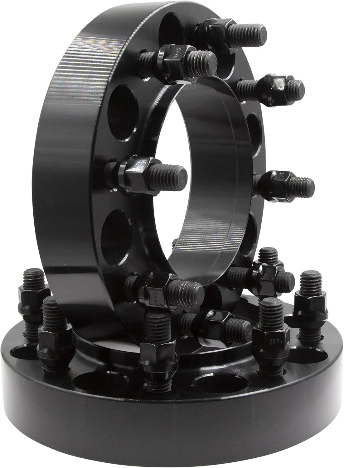 Wheel Accessories Parts 2 Pc Steel Hub Centric Wheel Spacers 8 on 170mm 1.5 Inch Thick 14mm 2.0 Thread Stud Fits 99-04 Ford F250 F350 Super Duty｜ Single Rear Wheel ｜ Dual Rear Wheel Front Only