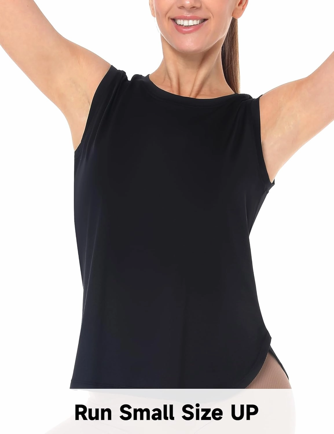 Workout Tank Tops for Women Sleeveless Athletic Yoga Quick Dry Exercise Running Shirts with Side Slit