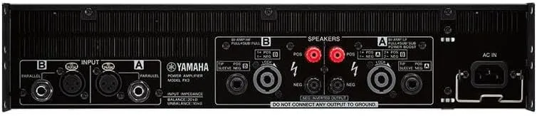 Yamaha PX3 Dual Channel 2x500W Lightweight Power Amplifier w/ DSP