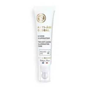 Yves Rocher Complete Anti-Age Global Eye Illuminating Contour Cream MAture Skin Anti Wrinkles 0.5 fl.oz.