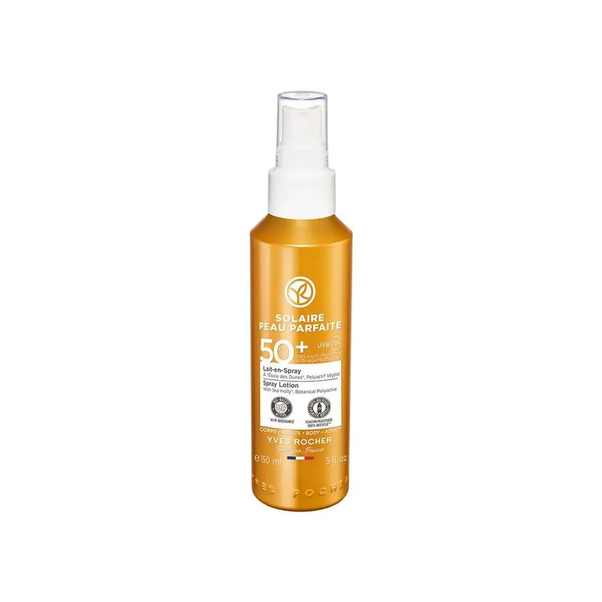 Yves Rocher Solaire Sunscreen Moisturizing Milk SPF50 for Face and Body 150 ml. / 5 fl.oz.