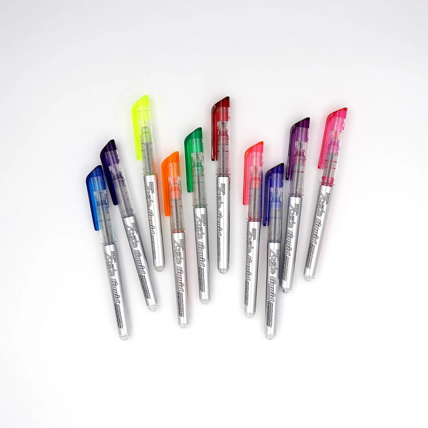 Zebra Zazzle Liquid Ink Highlighter, Chisel Tip, Pink, 12-Count